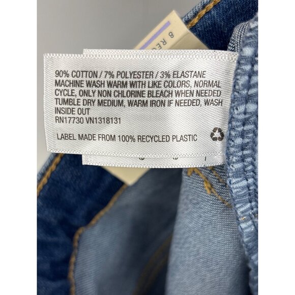 Universal Thread High Rise Skinny Patch Jean Stretch Size 8/29 Regular NEW - Picture 7 of 7